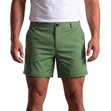 Men’s Chino Shorts with Cuffed Hem-Shorts for men-CaldwellVoss