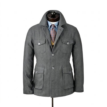 Men’s Field Jacket with Four Flap Pockets-Jackets for men-CaldwellVoss