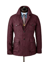 Men’s Field Jacket with Four Flap Pockets-Jackets for men-CaldwellVoss