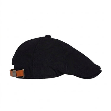 Men's Flat Cap with Side Patch and Adjustable Strap-Cap-CaldwellVoss