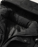 Men’s Hooded Puffer Jacket with Zip Closure-Jackets for men-CaldwellVoss