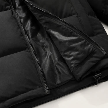 Men’s Hooded Puffer Jacket with Zip Closure-Jackets for men-CaldwellVoss