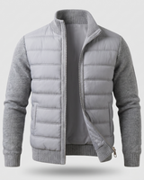 Men’s Hybrid Puffer Jacket with Knit Sleeves-Jackets for men-CaldwellVoss