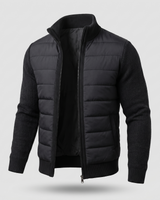 Men’s Hybrid Puffer Jacket with Knit Sleeves-Jackets for men-CaldwellVoss