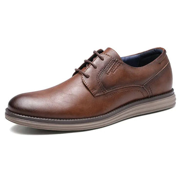 Men’s Lace-Up Derby Sneakers with Contrast Sole-Footwear for men-CaldwellVoss