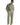 Men's Linen Shirt and Pants Matching Set Olive Green