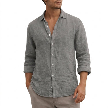 Men’s Long Sleeve Button Down Shirt-Shirts for men-CaldwellVoss