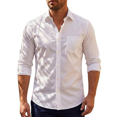 Men’s Long Sleeve Button Down Shirt-Shirts for men-CaldwellVoss