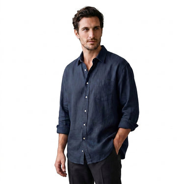Men’s Long Sleeve Button-Down Shirt-Shirts for men-CaldwellVoss