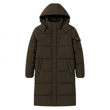 Men’s Longline Puffer Coat with Hood-Coats for men-CaldwellVoss