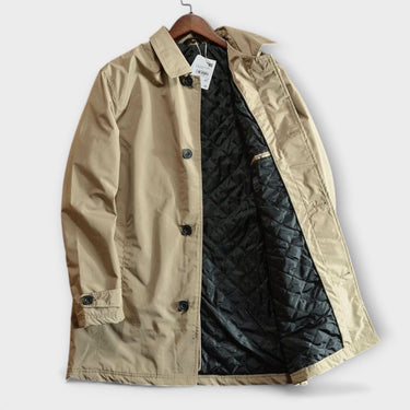 Men’s Mid-Length Button-Front Coat-Coats for men-CaldwellVoss