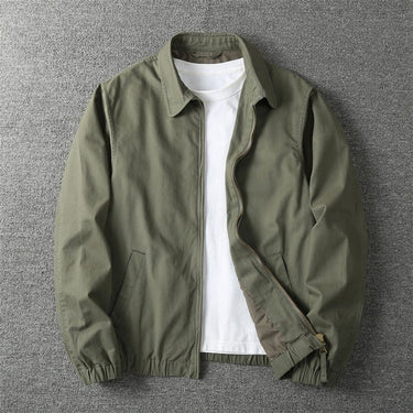Men’s Point Collar Zip Up Jacket-Jackets for men-CaldwellVoss