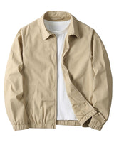Men’s Point Collar Zip Up Jacket-Jackets for men-CaldwellVoss