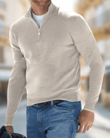 Men’s Quarter Zip Pullover Sweater-Sweaters for men-CaldwellVoss