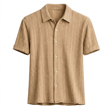 Men’s Short Sleeve Button Down Shirt-Shirts for men-CaldwellVoss