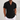 Men's Short Sleeve Textured Linen Shirt Black