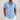 Men's Short Sleeve Textured Linen Shirt Blue