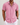 Men's Short Sleeve Textured Linen Shirt Pink