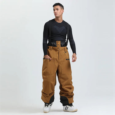 Men’s Ski Pants with Suspenders and Zip Fly-Pants for Men-CaldwellVoss