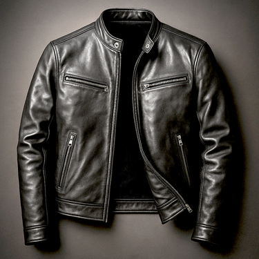 Men’s Stand Collar Zip-Up Jacket-Jackets for men-CaldwellVoss