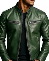 Men’s Stand Collar Zip-Up Jacket-Jackets for men-CaldwellVoss