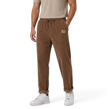 Men's Straight Leg Corduroy Trousers-Pants for Men-CaldwellVoss
