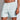 Men’s Striped Drawstring Swim Shorts Light Green