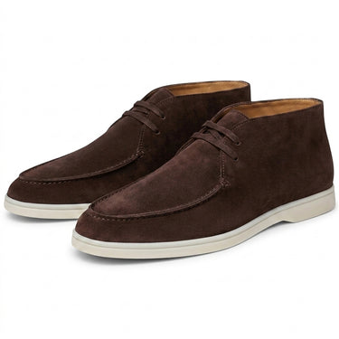 Men’s Suede Moc-Toe Chukka Boots-Footwear for men-CaldwellVoss