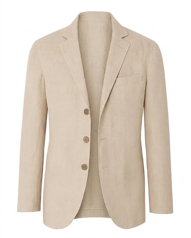 Men’s Three-Button Blazer with Notched Lapel-Blazer for men-CaldwellVoss