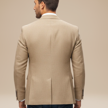 Men’s Two-Button Blazer with Patch Pockets-Blazer for men-CaldwellVoss