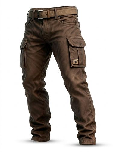 Men’s Utility Cargo Pants with Belt-Pants for Men-CaldwellVoss