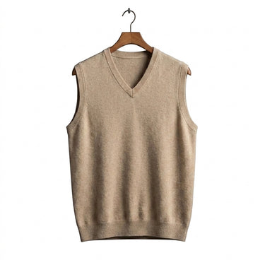 Men’s V-Neck Knit Vest-Vests for men-CaldwellVoss