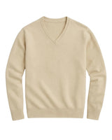 Men’s V-Neck Long Sleeve Knit Sweater-Sweaters for men-CaldwellVoss