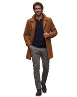 Men’s Wool Blend Overcoat with Inner Zip Layer-Jackets for men-CaldwellVoss
