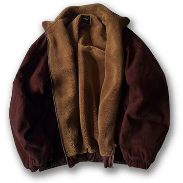 Men’s Zip-Up Bomber Jacket with Stand Collar-Jackets & Coats for men-CaldwellVoss