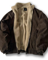 Men’s Zip-Up Bomber Jacket with Stand Collar-Jackets & Coats for men-CaldwellVoss
