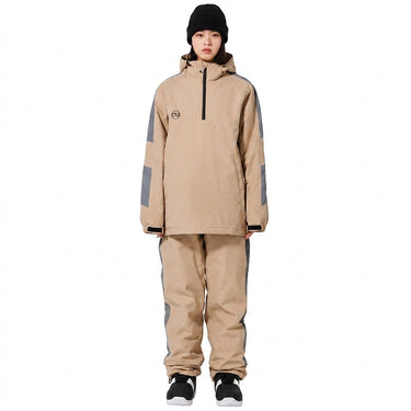 Unisex Half-Zip Hooded Ski Set-Sets for women-CaldwellVoss