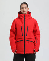 Unisex Hooded Jacket with Multiple Zip Pockets-unisex jacket-CaldwellVoss