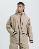 Unisex Hooded Jacket with Multiple Zip Pockets-unisex jacket-CaldwellVoss