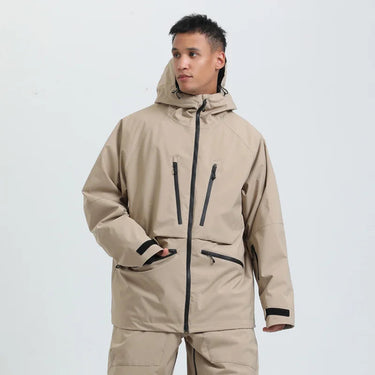 Unisex Hooded Jacket with Multiple Zip Pockets-unisex jacket-CaldwellVoss