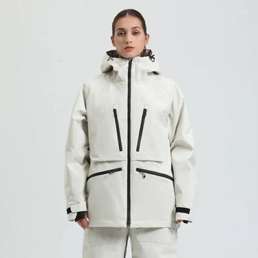 Unisex Hooded Jacket with Multiple Zip Pockets-unisex jacket-CaldwellVoss