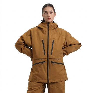 Unisex Hooded Jacket with Multiple Zip Pockets-unisex jacket-CaldwellVoss