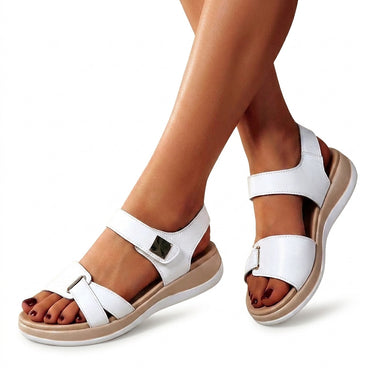 Women’s Adjustable Strap Platform Sandals-Footwear for women-CaldwellVoss