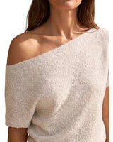 Women’s Asymmetric Neckline Knit Pullover-Sweaters for Women-CaldwellVoss