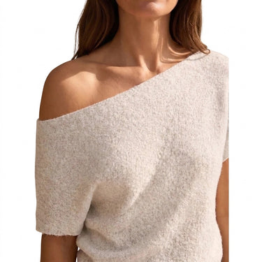 Women’s Asymmetric Neckline Knit Pullover-Sweaters for Women-CaldwellVoss