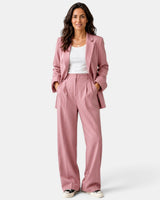 Women’s Blazer and Wide Leg Trouser Set-Sets for women-CaldwellVoss