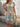 Women’s Button-Front V-Neck Geometric Print Dress-Mini Dress-CaldwellVoss
