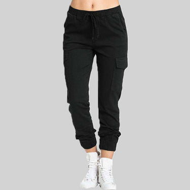 Women’s Cargo Jogger Pants with Drawstring Waist-Pants for Women-CaldwellVoss