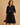 Women’s Collared Button Placket Knee-Length Dress with Long Sleeves and Side Pockets-Mini Dress-CaldwellVoss