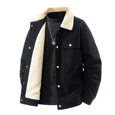 Women’s Corduroy Sherpa Lined Jacket-Jacket for women-CaldwellVoss